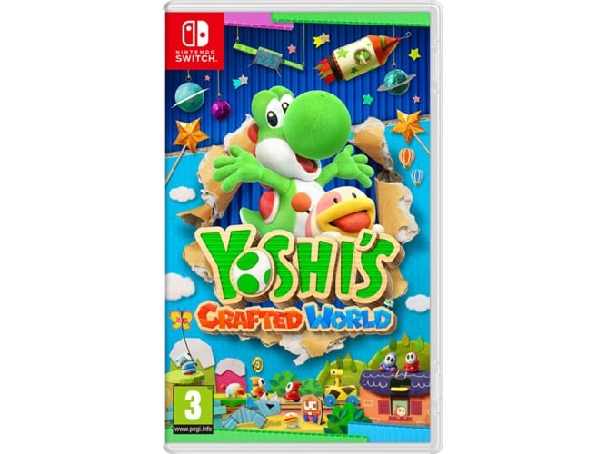 Jogo Nintendo Switch Yoshi'S Crafted World (Inglês - M3) Nintendo - Software de jogos de vídeo - nintendo switch, jogo, plataformas, yoshi, ovos escondidos