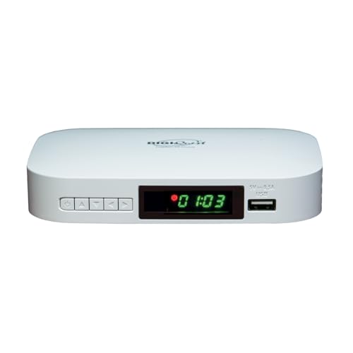 DigiQuest XJ-2000 Receptor de televisão por cabo 1080p Branco DIGIQUEST - Áudio - 1080p, RF input, ntsc/pal, mp3/wma