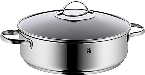 Panela de Seara WMF 07.9511.6046 | Aço inoxidável (Acessórios de cozinha) WMF - Panelas de pressão - aço inoxidável, 2,5 l, preto, prateado