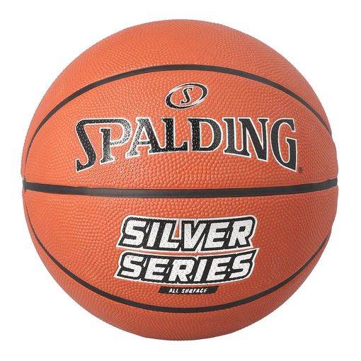 Bola de Futebol SPALDING Silver Series (Tam.: 6-7 anos) Spalding - Bolas de basquete - 6-7 anos, borracha, textura rígida, 0,35 kg