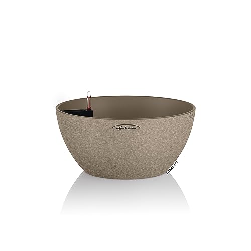 LECHUZA Cubeto Stone 30 Beige Sable 13831 LECHUZA - Vasos e canteiros - sistema automático, intermutável, neutra, 12 semanas