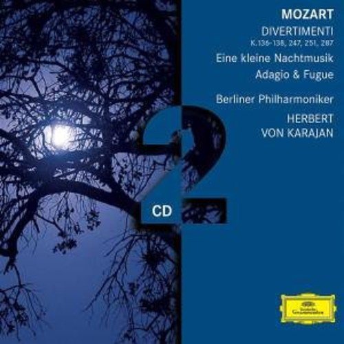CD Mozart - Eine Kleine Nachtmusik (1 CDs) DEUTSCHE GRAMMOPHON, DUO, CLASSICO, - Cds de música - mozart, Eine Kleine Nachtmusik, 20 faixas, Serenade G-Dur, Divertimento F-Dur