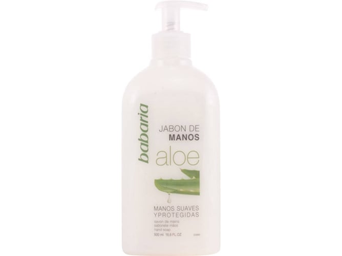 Sabonete de Mãos BABARIA Aloe Vera Liquid Hand Soap 500ml Babaria - Banho e corpo - aloe vera, 500ml, liquid hand soap