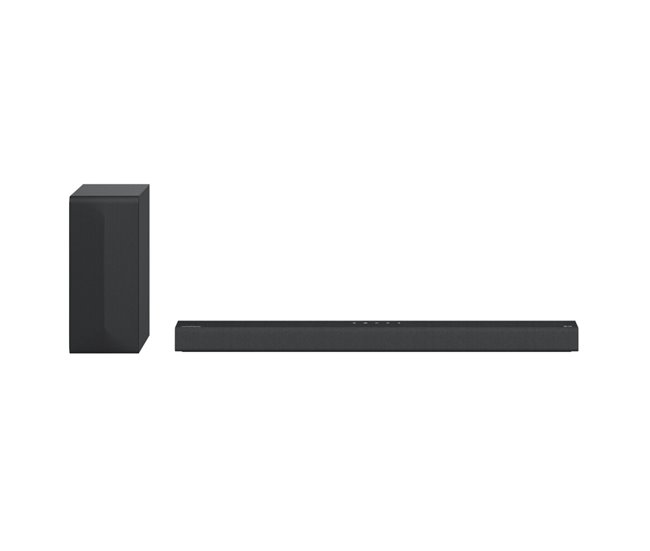 Soundbar LG S65Q (3.1 - 420 W - Subwoofer Sem Fios) LG - Alto-falantes - 3.1 canais, 420 W, subwoofer sem fios, AI Sound Pro