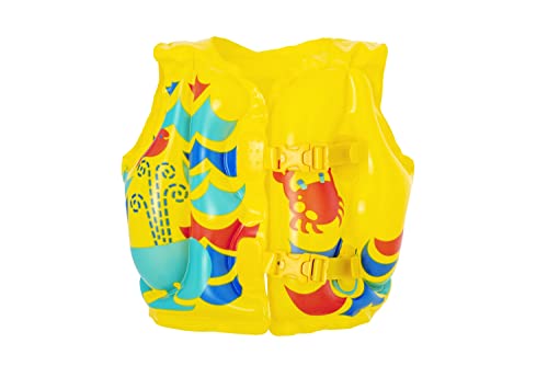 Chaleco Insuflável para Crianças BESTWAY Amarelo (41 x 30 cm) Bestway - Coletes salva-vidas - insuflável, crianças, bestway, amarelo