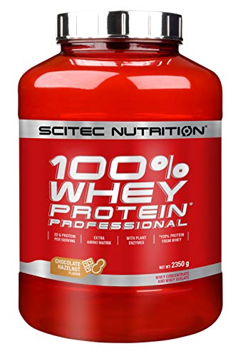 Suplemento Alimentar SCITEC NUTRITION Whey Protein Professional (2.35 Kg - Chocolate) Scitec Nutrition - Bebidas e shakes de nutrição - whey protein, chocolate, 2.35 kg