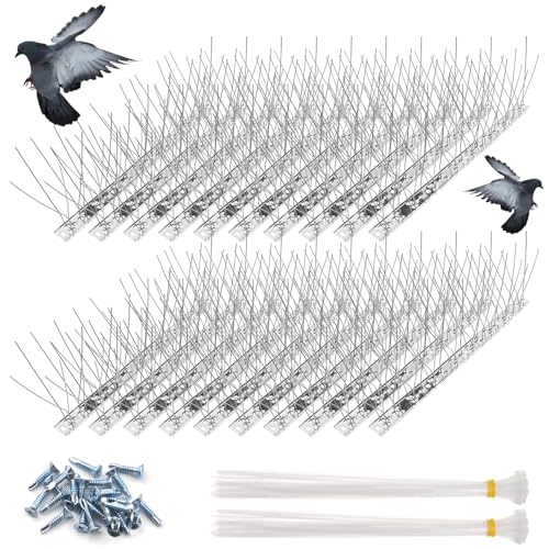 Kit 20 Espigões Anti-Pássaros 33Cm NEWPOP Newpop - Repelentes - kit, espigões, anti-pássaros, 33cm