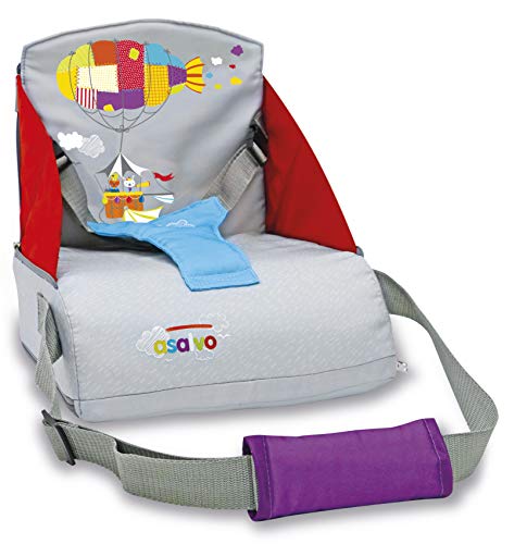 Cadeira de Viagem ASALVO Zeppelin Cinzento Asalvo - Móveis para bebês e crianças pequenas - refeições, transporte fácil, acoplamento rápido, bolsa incorporada