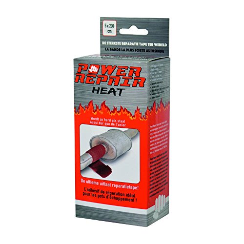Fita de Reparação para Sistemas de Exaustão POWER REPAIR Heat (200 x 5 cm - Cinzento) Power Repair - Fita adesiva de ferragens - cinzento, plástico, 200 x 5 cm