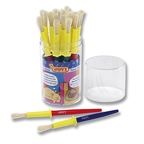 Conjunto de 20 Pincéis JOVI Mediano (Multicor) Jovi - Ferramentas de medição e marcação de artesanato - conjunto, 20 pincéis, jovi mediano, multicor
