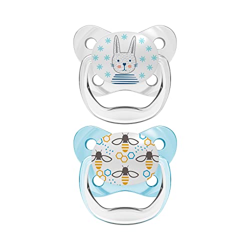 Chucha DR. BROWNS Silicone Prevent (Azul) HANDI-CRAFT - Cuidados com a higiene oral - silicone, prevenir, azul