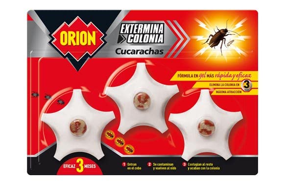 Insecticida ORION Baratas 3 Unidades (Poliéster) Orion - Árvores - insetos, baratas, polidéster