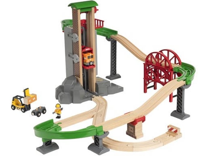 Modelo de Comboio BRIO 53.033.887 (Idade Mínima Recomendada: 3 anos) BRIO - Comboios de brincar e conjuntos de comboios - pontes, viagem, locomotiva, carruagens