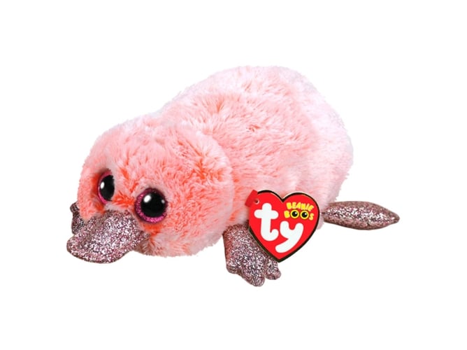 Peluche TY BEEBIES Ornitorrinco (Idade Mínima Recomendada: 3 anos) Ty - Brinquedos - ornitórinco, idade mínima 3 anos