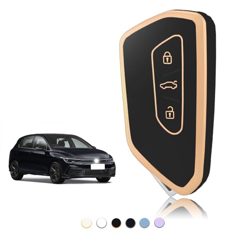 Capa de Chave para Volkswagen Golf 8 Mk8 Id.4 Cupra Born Formentor Seat Leon Mk4 Ateca Tarraco Skoda Octavia Enyaq T7 Atlas Crozz TOOMUME - Alarmes e fechaduras de veículos - capa chave, volkswagen golf 8, mk8, id.4 cupra born, formentor, seat leon mk4, ateca tarraco, skoda octavia, enyaq t7 atlas crozz