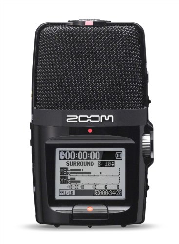 Gravador de áudio ZOOM H2N (Áudio) Zoom - Gravadores de voz - gravador áudio, zoom h2n, 4 pistas, usb