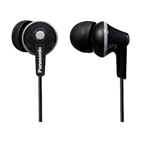 Auriculares com Fio PANASONIC RP-HJE125E (In Ear - Microfone - Preto) Panasonic - Fones de ouvido e headsets - in ear, microfone, preto