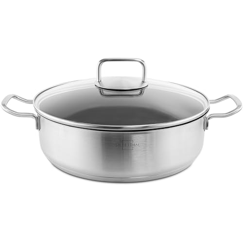 Caçarola Baixa Silberthall Inox 28Cm SILBERTHAL SILBERTHAL - Frigideiras e panelas de fritar - inox, 28cm