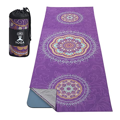 Toalha de Yoga MOKO (Algodão e poliéster - 69.5 x 189 cm) MoKo - Toalhas de yoga & pilates - algodão, poliéster, bolsos, secagem rápida