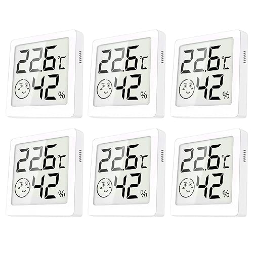 Termómetro de Ambiente NIZIRIOO 6 Unidades Nizirioo - Termopares e termopilhas - digital, lcd, memória, -50ºc a 70ºc