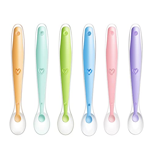 Pandaear Silicone Spoons for Babies 6 Unidades PandaEar - Colheres - silicone, bebés, 6 unidades, fáceis de limpar