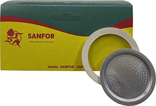 Juntas de Goma e Filtro para Máquina de Café SANFOR Sanfor - Filtros de café - juntas, goma, filtro, máquina de café