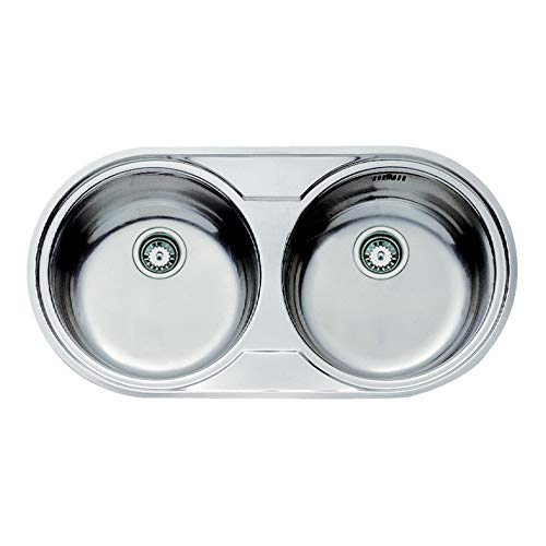 Teka DR 80 2C Lava Loiça Independente 2 cubos TEKA - Pias de cozinha e utilidade - lava loiça, independente, 2 cubos