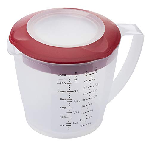 Batedor Westmark 3105227R | Vermelho (Acessórios de cozinha) Westmark - Medidores de copos e colheres - 1,4 litros, proteção de bolhas, filtro, tampão