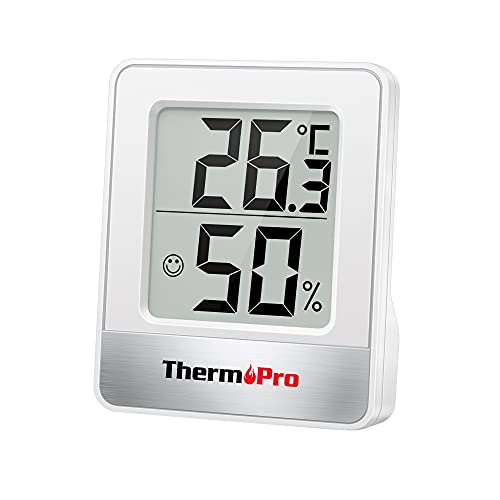 Termómetro Digital para Reptis THERMOPRO TP49 ThermoPro - Previsores do tempo e estações - termómetro digital, reptis, indicador humidade, temperatura ambiente, visor lcd, função alarme