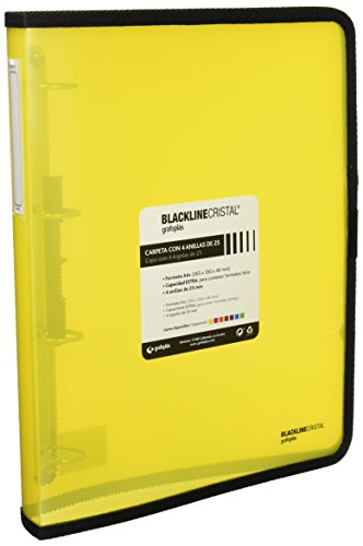Pasta GRAFOPLAS com Elásticos Amarelo (A4 - Capacidade: 80 folhas) Grafoplas del Noroeste,S.A. - Pastas Organizadoras - a4, 80 folhas, amarelo, margens