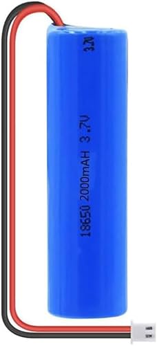 Bateria Recarregável 3.7V 2000mAh com Cabo de Bricolagem SPKVINOS - Baterias - 2000mAh, 3,7V, litio, cabo de bricolagem