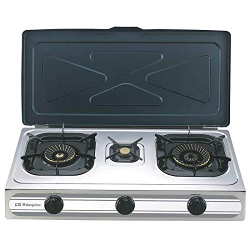 Barbecue a Gás ORBEGOZO FO-3500 (1500 W - Nível: Medio) Orbegozo - Eletrodomésticos de cozinha - 1500 w, gás natural, 3 queimadores, uso exterior