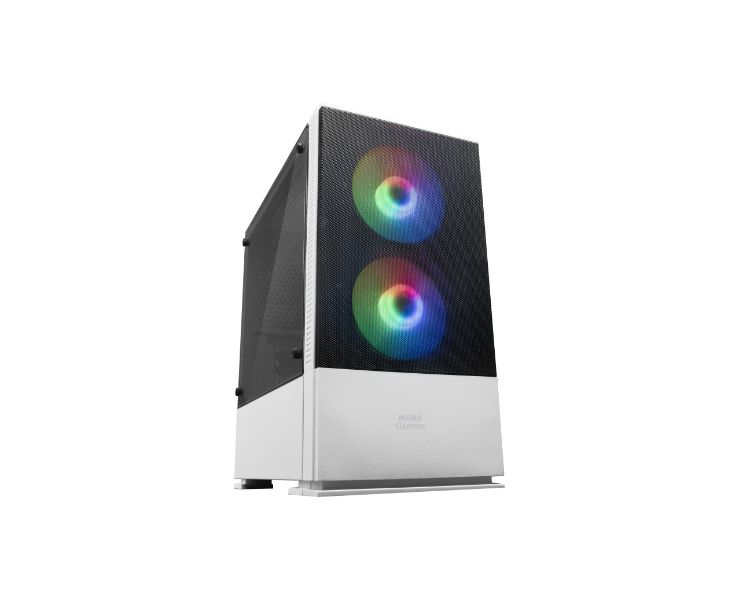 Caixa PC MARS GAMING MCZ (Mini-Torre - Branco) Mars Gaming - Componentes de computador - mini-torre, branco