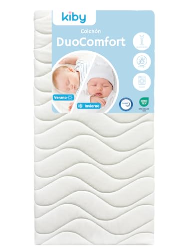 Colchão para Berço KIBY Duo Comfort (Algodão - 120x60x12cm) Kiby - Colchões - algodão, 120x60x12cm
