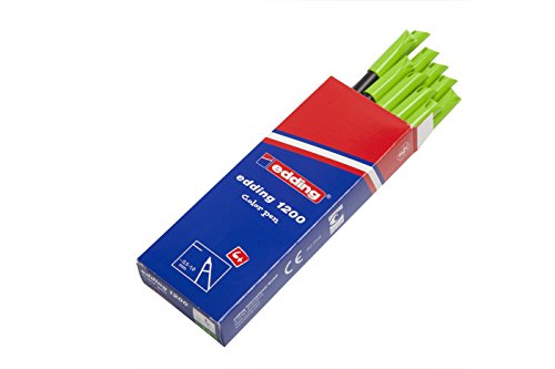 Marcador EDDING E-1200 Verde (Ponta de 0.5 a 1 mm) Edding - Marcadores e marcadores de texto - ponta 0.5-1 mm, tinta lavável, resistente ao calor