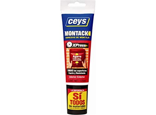 Cola de montagem CEYS Montack Express Plus (125 ml) ceys - Cola e adesivos de hardware - resistente, frio -30ºc, calor 110ºc, UV, água