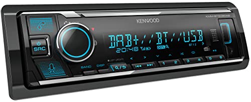 Autorrádio KENWOOD KMM-BT508DAB (Bluetooth Mãos Livres - USB - DAB) Kenwood - Aparelhos de áudio e vídeo para veículos e sistemas de painel - bluetooth, usb, dab+