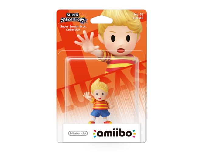 Figura de Ação SUPER SMASH BROS. Lucas (Super Smash Bros. Collection) Nintendo - Acessórios para consoles de videogame - amiibo, Super Smash Bros, figura de ação, personagem