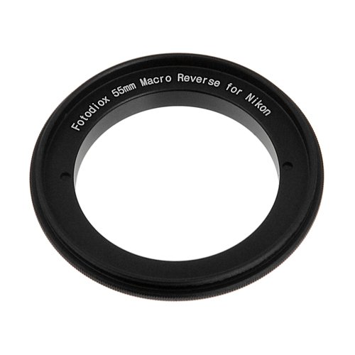 Fotodiox 10-Reverse-Nikon-55 adaptador para lentes Fotodiox - Anéis adaptadores de lentes e filtros - adaptador, nikon 55
