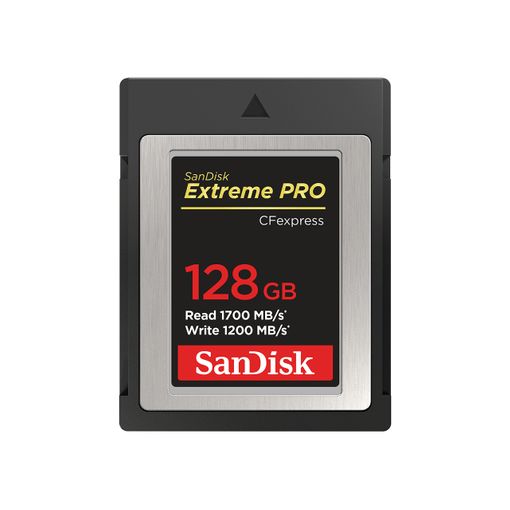 Cartão de memória microSDXC SANDISK Extreme Pro (128 GB) + Adaptador SD Sandisk - Cartões de memória flash - 128 GB, MicroSDXC, Extreme Pro, adaptador sd