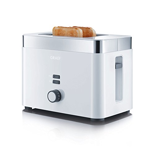 Torradeira de Mesa CECOTEC TO 61 (850 W) Graef - Torradeiras - torradeira, compacta, 2 ranhuras, 850 W, descongelamento, soft start