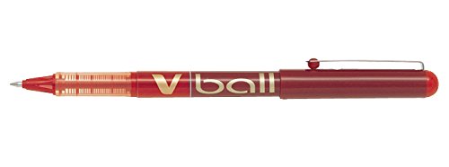 Caneta de Feltro PILOT Roller Ball Vermelho (0,7 mm) Pilot - Canetas - 0,7mm, vermelho, traço fino, aço inoxidável