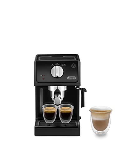 Máquina de Café DELONGHI ECP 31.21 (15 bar - 3 Níveis de Moagem) DELONGHI - Cafeteiras e máquinas de expresso - 15 bar, vaporização manual, depósito amovível, 3 filtros