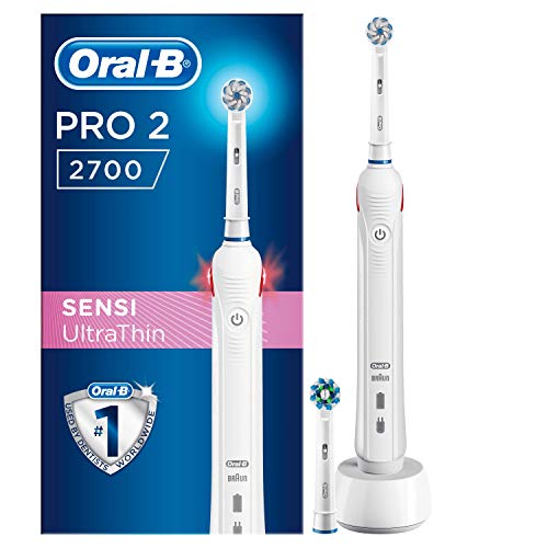 Escova de Dentes Elétrica ORAL-B Pro 8032 7523 Adulto Branco Oral-B - Escovas de dentes - cabeça de limpeza, ergonômico, antiestático
