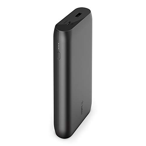 Powerbank BELKIN F7U065btBLK (20000 mAh - 2 USB - MicroUSB - Preto) Belkin - Adaptadores de energia e carregadores - 20000 mAh, 2 usb, microUSB, preto