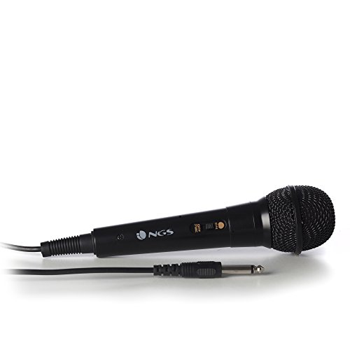 Microfone KARAOKE SINGER FIRE (Preto - 20 m) NGS - Microfones - preto, 20m, karaoke