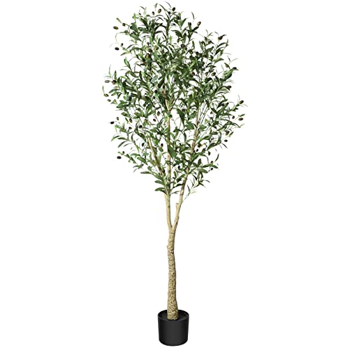 Planta artificial OLIVO ARTIFICIAL 180CM CROSOFMI - Casa e jardim - 180cm, olivo artificial, vaso 6 pés