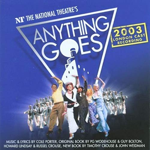 CD Anything Goes - 1989 London Cast Recording (1 CDs) Theme Marketing - Cds de música - cd, anything goes, 1989, londres, gravação de áudio