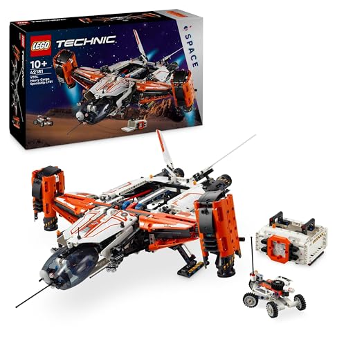 LEGO Technic: Vácuo VTOL LT81 - 42181 (Idade mínima: 10) LEGO - Brinquedos - nave espacial, trenó, motores rotativos, cabine autonivelável