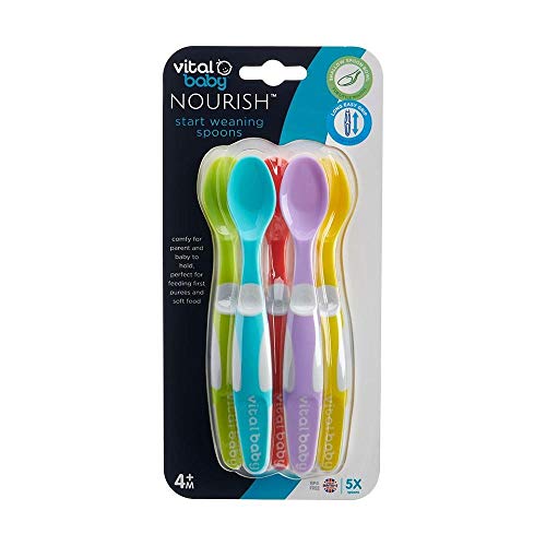 Talheres para Bebé VITAL-BABY Nourish Start Vital Baby - Colheres - espetas, bebé, ponta estreita, forma lisa